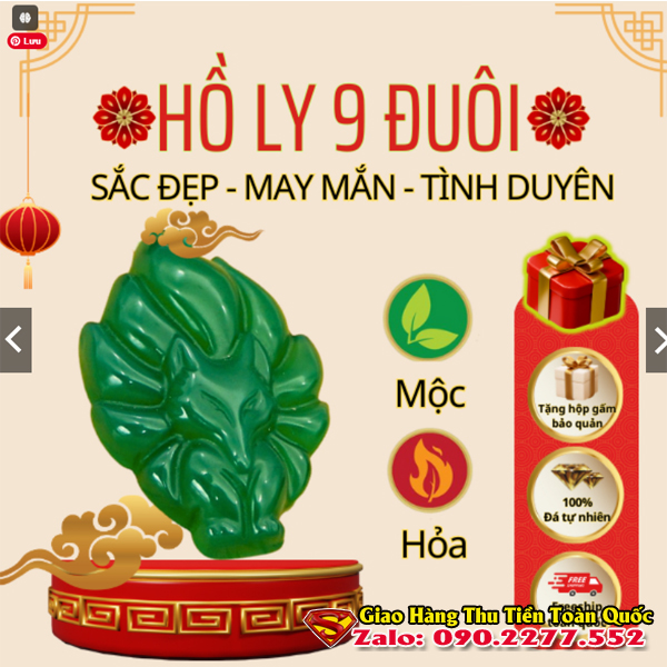 Hồ Ly Chúa - Mặt Dây Chuyền - Phong Thuỷ