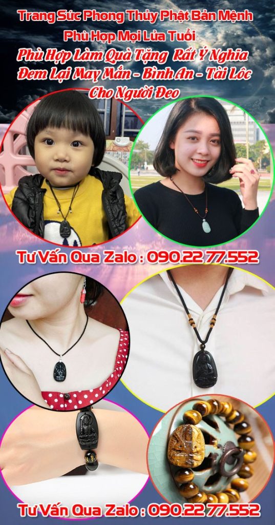 Mặt Dây Chuyền Phong Thuỷ Phật Bản Mệnh Quà Tặng Ý Nghĩa